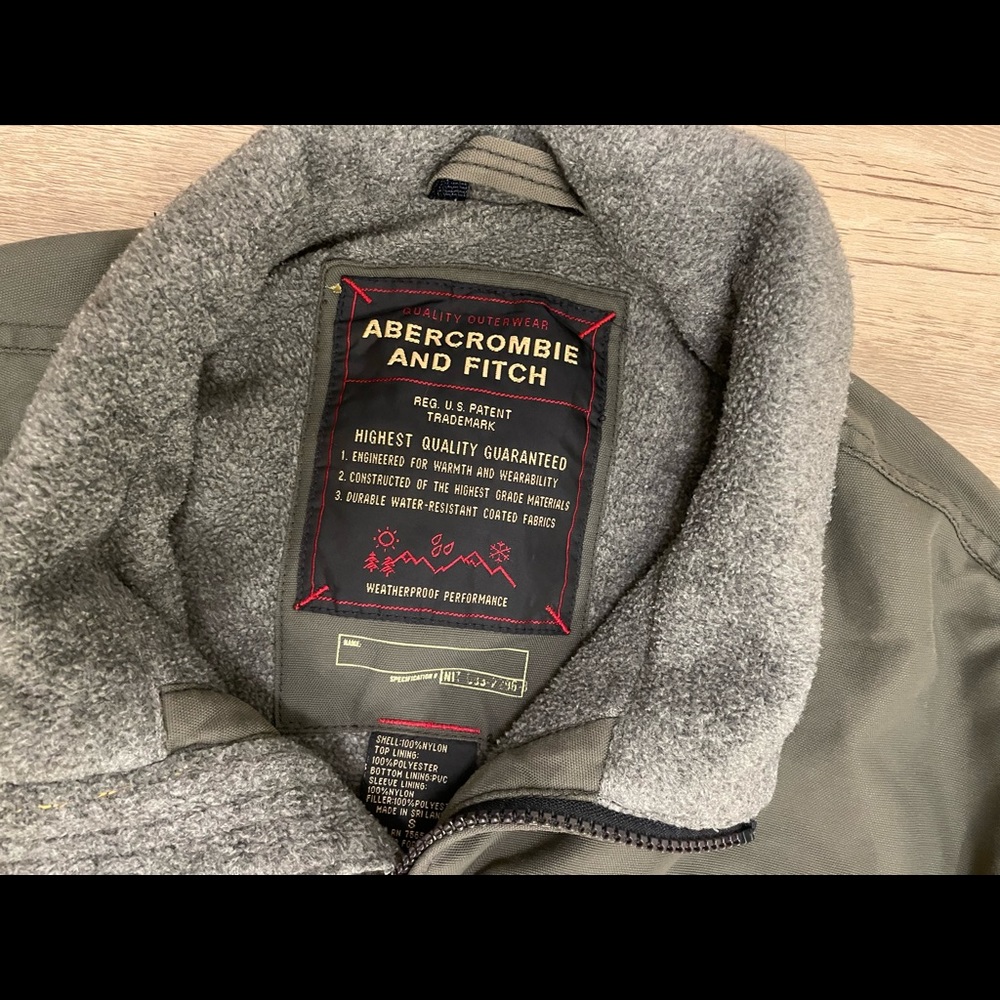 Abercrombie & Fitch Men’s Weatherproof Fleece Lined Coat - S - Picture 3 of 6